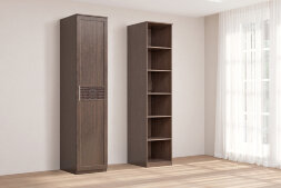  Пенал с глухой дверью КЭТ-4, венге