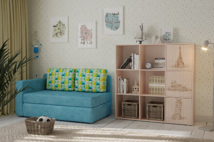 Стеллаж ДМ-9 (фасады с фотопечатью) 