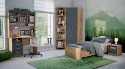 Терминал угловой Мартина, дуб крафт